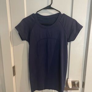 lululemon athletica Navy Short Sleeve Tee
